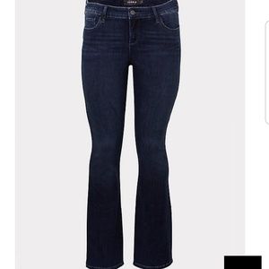 Dark wash 18 tall boot cut jeans EUC